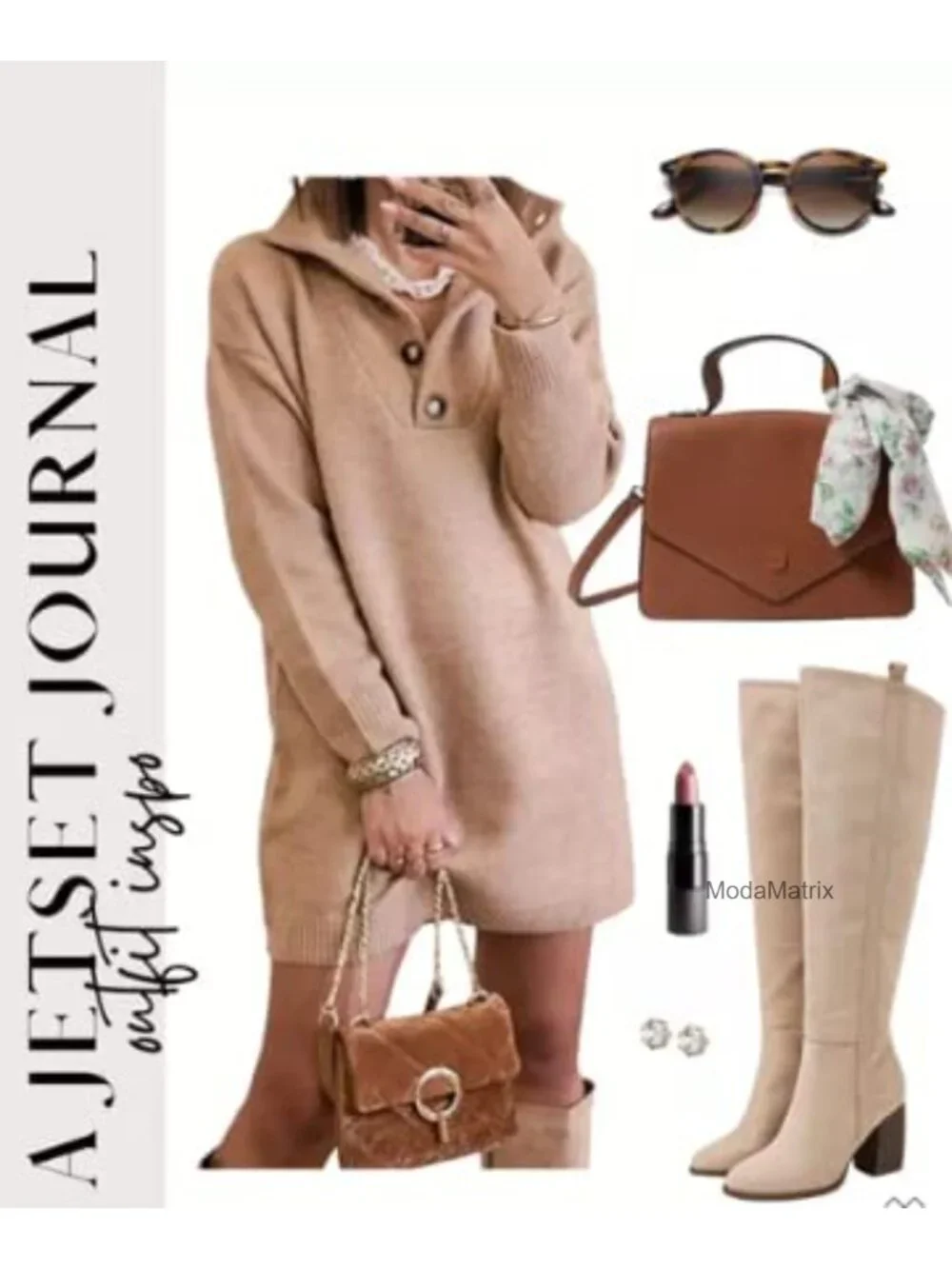 Faux Suede Over the Knee Boots Chunky Heel Side Zip Stretch Winter